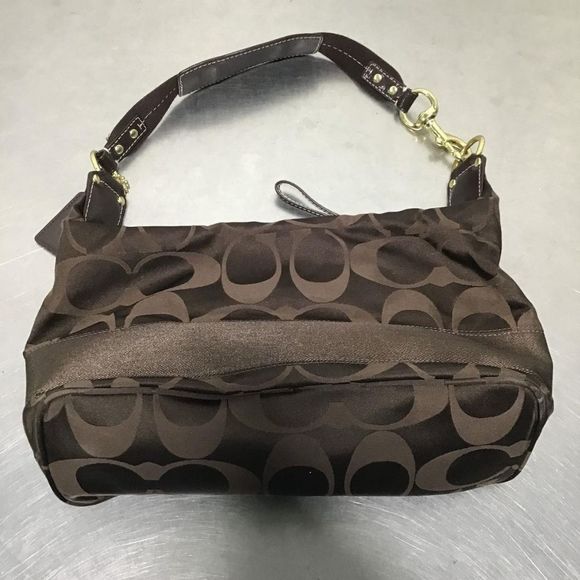 👜coach Brn Hndbg Purse Nite Clsy Desgnr Bag - Picture 2 of 4